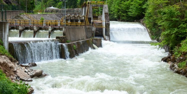 Centrali idroelettriche ad acqua fluente interne